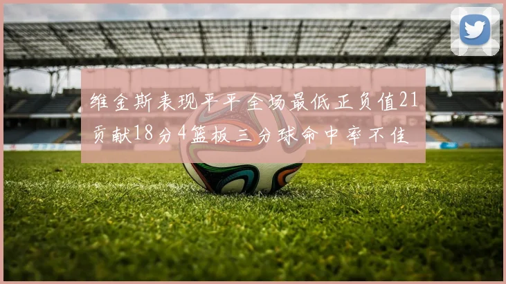 维金斯表现平平全场最低正负值21贡献18分4篮板三分球命中率不佳